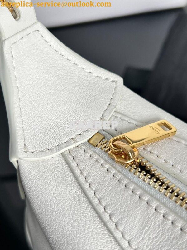 Replica Celine Mini Romy In Supple Calfskin 10K123 White 10