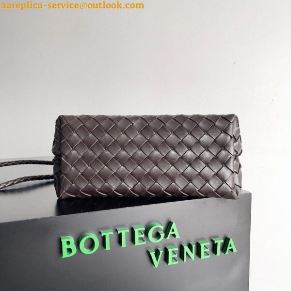 Replica Bottega Veneta Andiamo Small East/West Bag In Fondant Intrecciato Lambskin 17