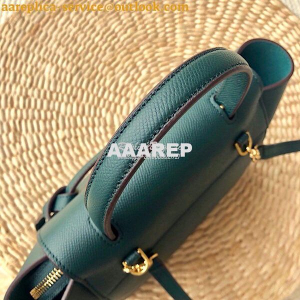 Replica Celine Nano Belt Bag Amazone Grained Calfskin 185003 4