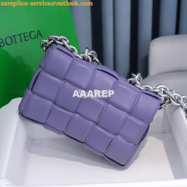 Replica Bottega Veneta BV The Chain Cassette 631421 Lavender w Silver 8