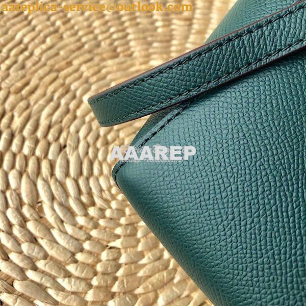 Replica Celine Nano Belt Bag Amazone Grained Calfskin 185003 6