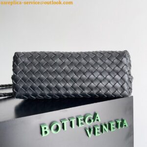 Replica Bottega Veneta Medium Andiamo Bag In Black Intrecciato Lambskin