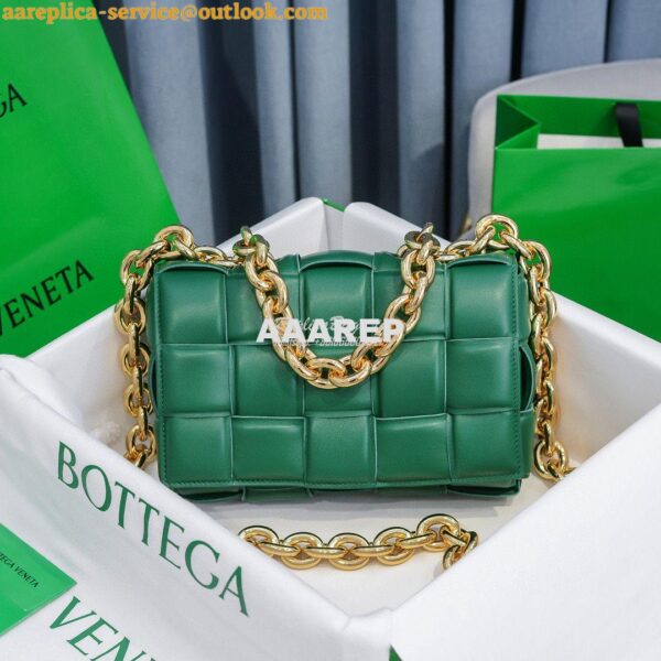 Replica Bottega Veneta BV The Chain Cassette 631421 Racing Green