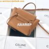 Replica Celine Nano Belt Bag Beige Grained Calfskin 185003