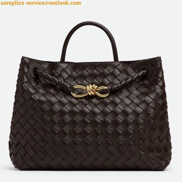 Replica Bottega Veneta Medium Andiamo Bag In Fondant Intrecciato Lambskin 6