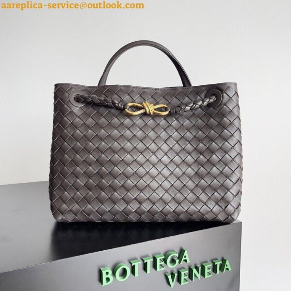 Replica Bottega Veneta Medium Andiamo Bag In Fondant Intrecciato Lambskin 8