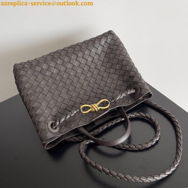 Replica Bottega Veneta Medium Andiamo Bag In Fondant Intrecciato Lambskin 10