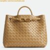 Replica Bottega Veneta Medium Andiamo Bag In Fondant Intrecciato Lambskin