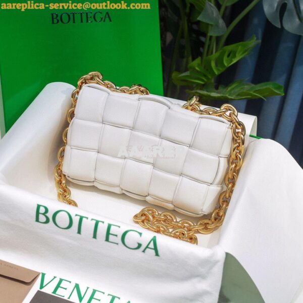 Replica Bottega Veneta BV The Chain Cassette 631421 White 4