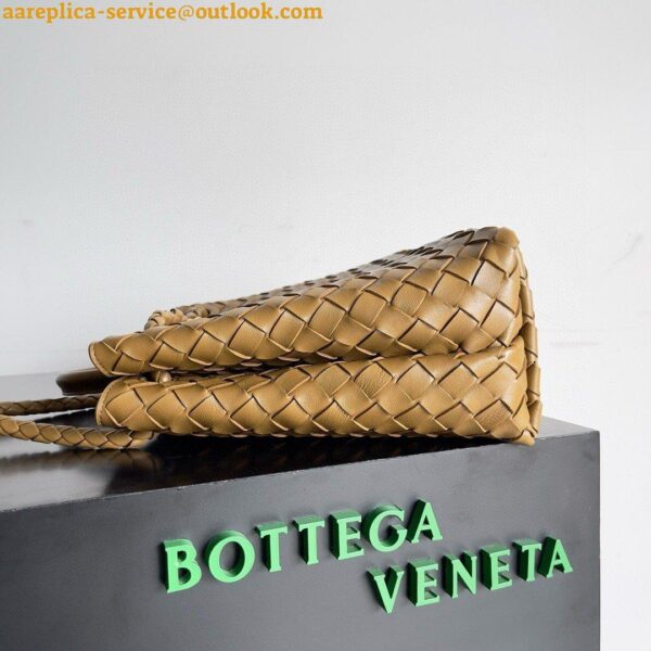 Replica Bottega Veneta Medium Andiamo Bag In Praline Intrecciato Lambskin 5