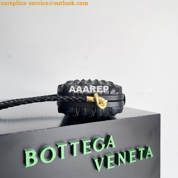 Replica Bottega Venata BV Knot Minaudiere With Strap Knotted Intreccio 3