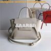 Replica Celine Nano Belt Bag In dark grey Grained Calfskin 185003 2