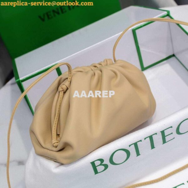 Replica Bottega Veneta 585852 BV Mini Pouch Apricot Bag 3