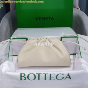 Replica Bottega Veneta 585852 BV Mini Pouch Beige Bag