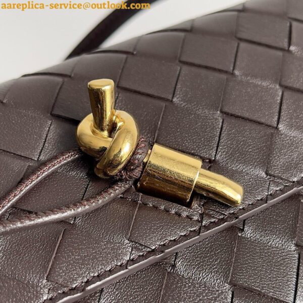 Replica Bottega Veneta Mini Andiamo Cross-Body Bag in Fondant Intrecciato Lambskin 10