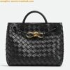 Replica Bottega Veneta Small Andiamo Bag In Fondant Intrecciato Lambskin 2