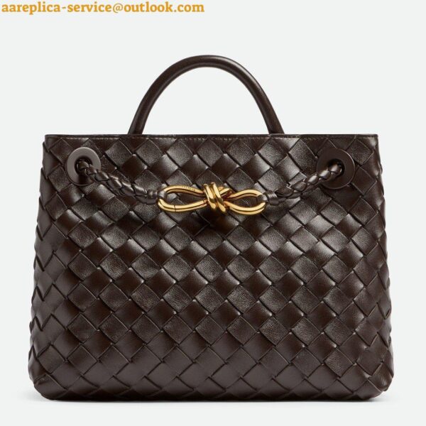 Replica Bottega Veneta Small Andiamo Bag In Fondant Intrecciato Lambskin 3