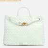 Replica Bottega Veneta Small Andiamo Bag In Ice Cream Intrecciato Lambskin 2