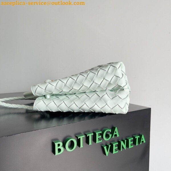 Replica Bottega Veneta Small Andiamo Bag In Glacier Intrecciato Lambskin 4