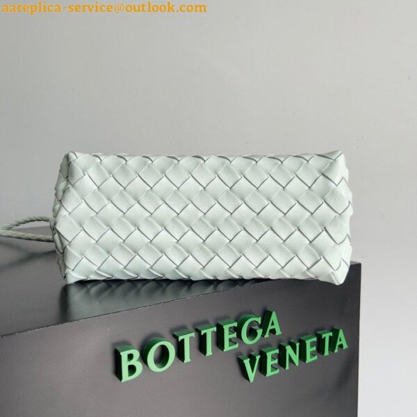 Replica Bottega Veneta Small Andiamo Bag In Glacier Intrecciato Lambskin 5