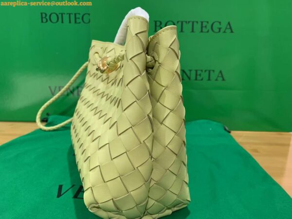 Replica Bottega Veneta Small Andiamo Bag In Ice Cream Intrecciato Lambskin 6