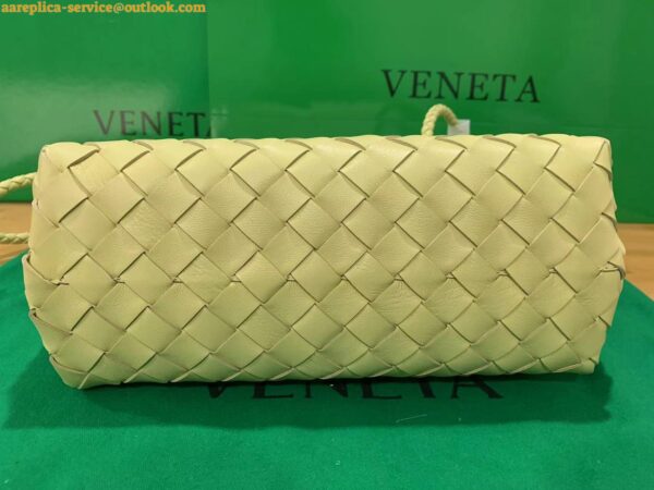 Replica Bottega Veneta Small Andiamo Bag In Ice Cream Intrecciato Lambskin 11