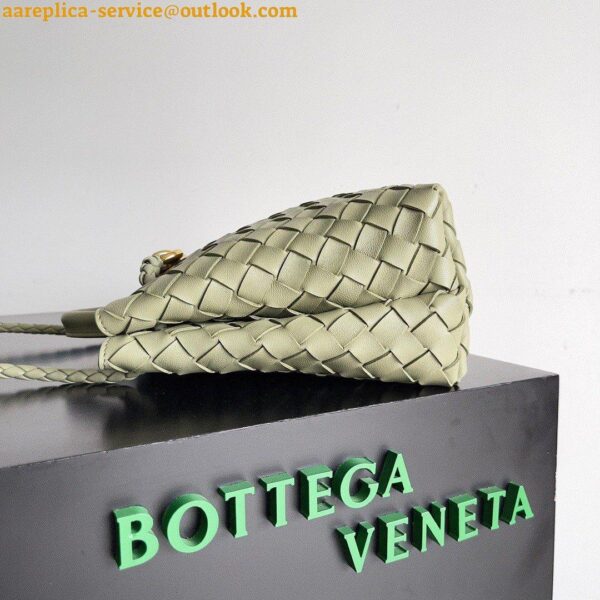 Replica Bottega Veneta Small Andiamo Bag In Travertine Intrecciato Lambskin 5