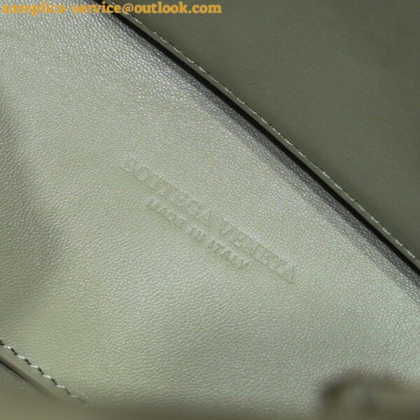 Replica Bottega Veneta Small Andiamo Bag In Travertine Intrecciato Lambskin 11