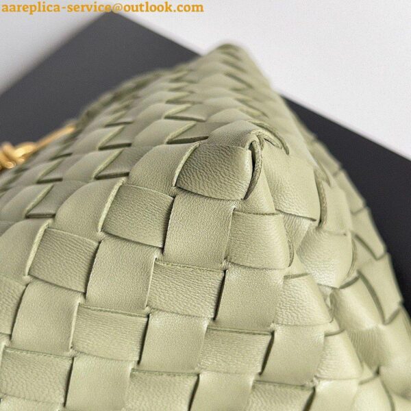 Replica Bottega Veneta Small Andiamo Bag In Travertine Intrecciato Lambskin 12