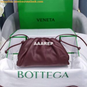 Replica Bottega Veneta 585852 BV Mini Pouch Wine Red Bag