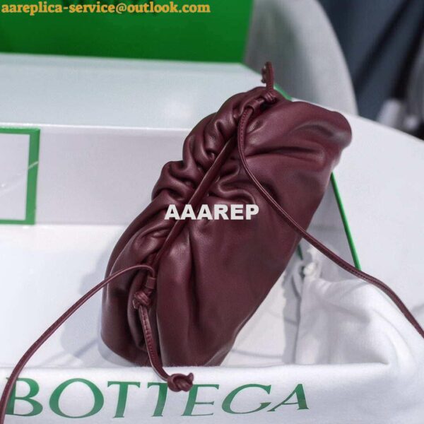 Replica Bottega Veneta 585852 BV Mini Pouch Wine Red Bag 4