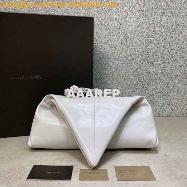 Replica Bottega Veneta Angular Clutch Bag 622712 Bianco