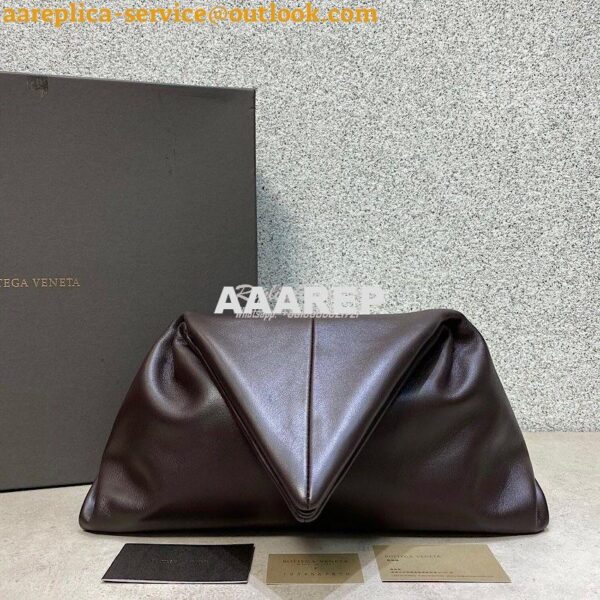 Replica Bottega Veneta Angular Clutch Bag 622712 Fondente