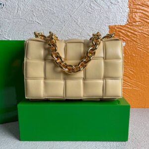 Replica Bottega Veneta BV 20206 Chain Cassette 631421 Apricot Gold