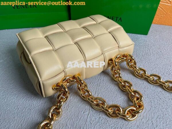 Replica Bottega Veneta BV 20206 Chain Cassette 631421 Apricot Gold 5