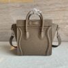 Replica Celine Nano Luggage Tote Bag In White Drummed Calfskin