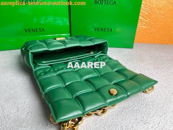 Replica Bottega Veneta BV 20206 Chain Cassette 631421 Green Gold 9