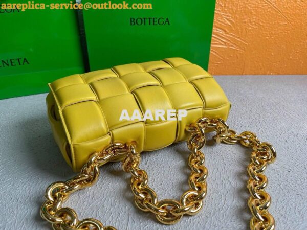 Replica Bottega Veneta BV 20206 Chain Cassette 631421 Lemon Yellow Gold 5