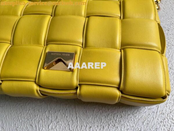 Replica Bottega Veneta BV 20206 Chain Cassette 631421 Lemon Yellow Gold 9