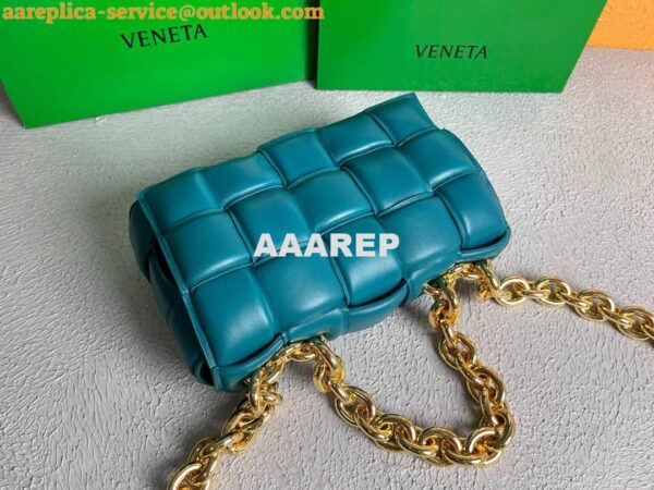 Replica Bottega Veneta BV 20206 Chain Cassette 631421 Mallard Gold 6