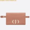 Replica Dior 30 Montaigne 2 In 1 Belt Bag In Black Calfskin