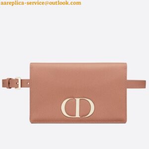 Replica Dior 30 Montaigne 2 In 1 Belt Bag In Poudre Calfskin