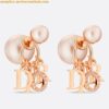 Replica Dior Tribales Earrings in Metal and White Pearls and Multicolor Crystals