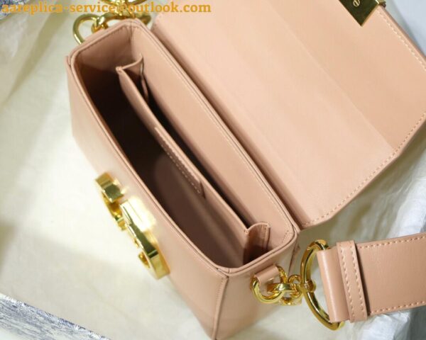 Replica Dior 30 Montaigne Box Bag In Powder Box Calfskin 9