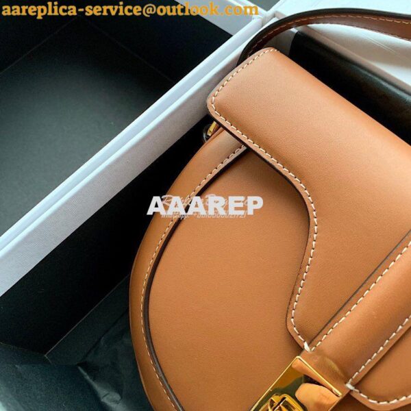 Replica Celine Small Besace 16 Bag in Natural Calfskin 188013 Tan 5