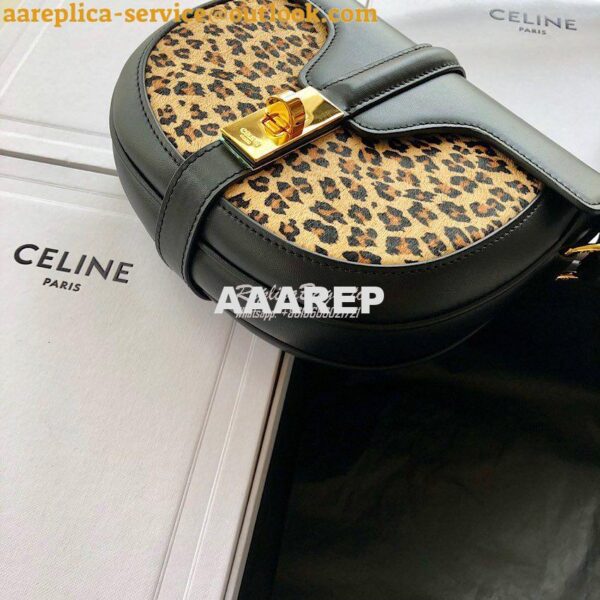 Replica Celine Small Besace 16 Bag in Pony Calfskin With Leopard Print 8