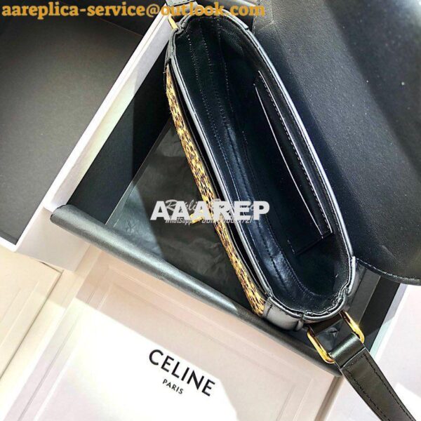 Replica Celine Small Besace 16 Bag in Pony Calfskin With Leopard Print 9