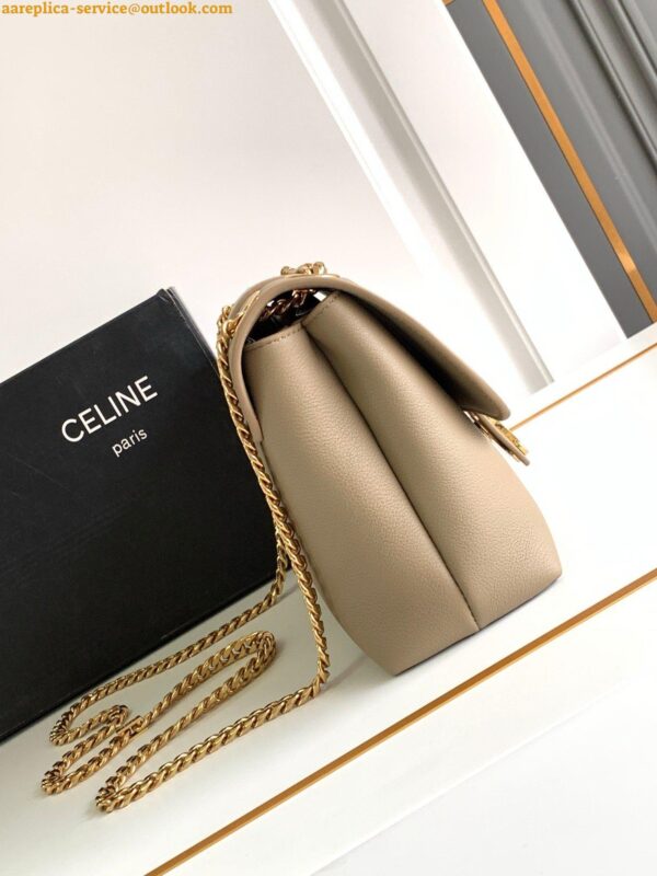 Replica Celine Medium Victoire Bag in Brown Sepia Calfskin 7