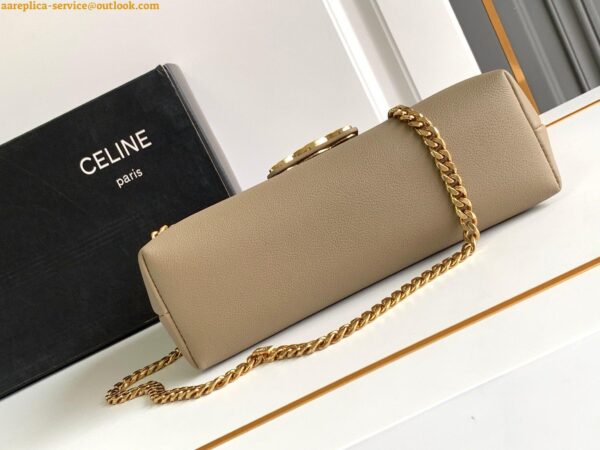 Replica Celine Medium Victoire Bag in Brown Sepia Calfskin 9