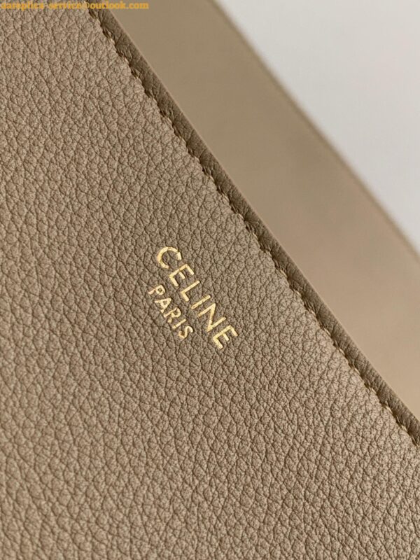 Replica Celine Medium Victoire Bag in Brown Sepia Calfskin 13